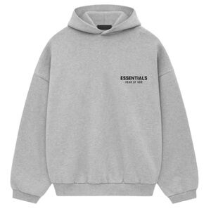Fear of God Essentials Gray Hoodie